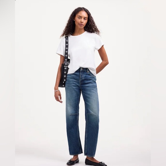 Madewell Denim - Madewell Darted Barrel Leg Jeans